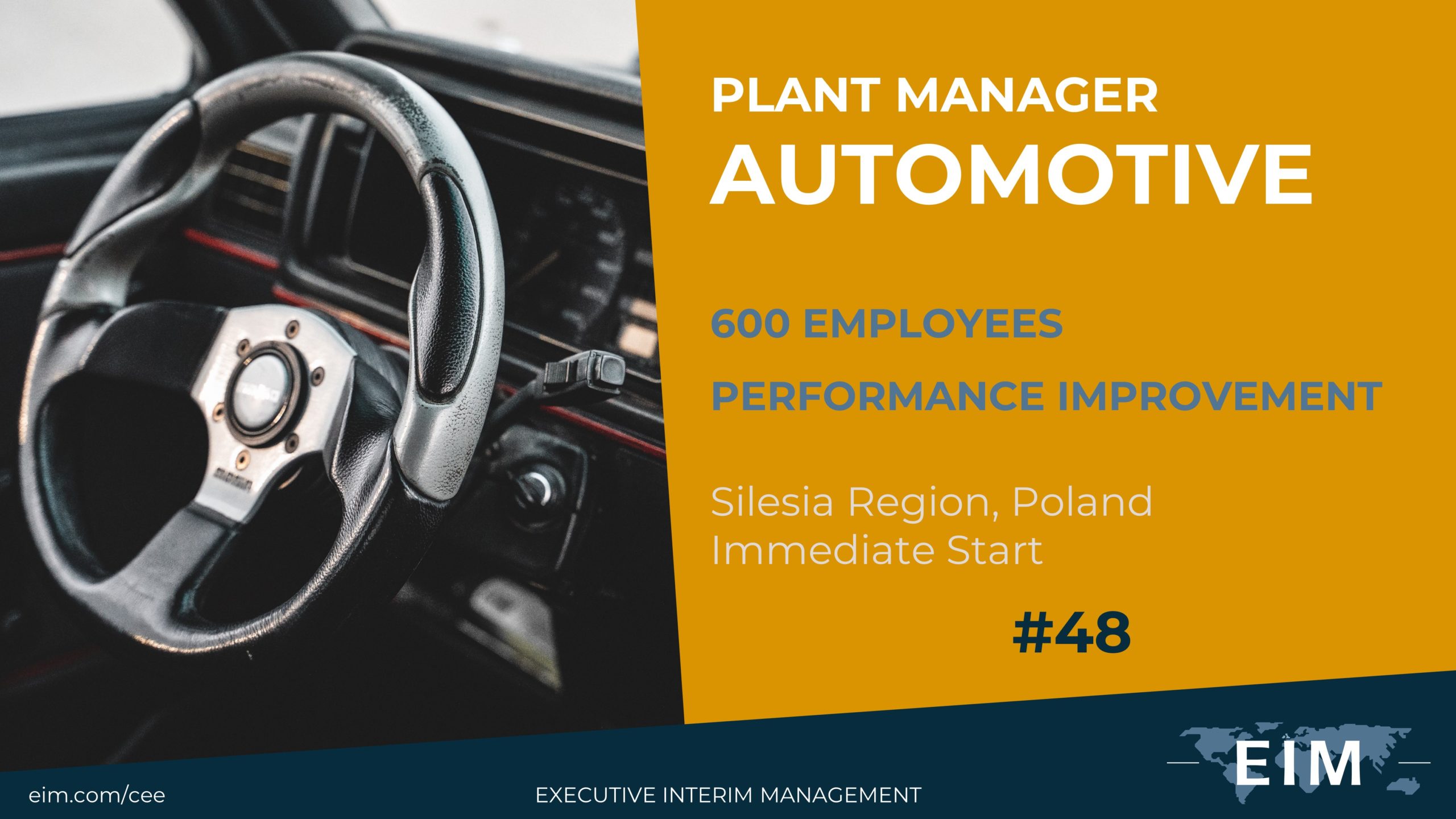 Interim Plant Manager Automotive