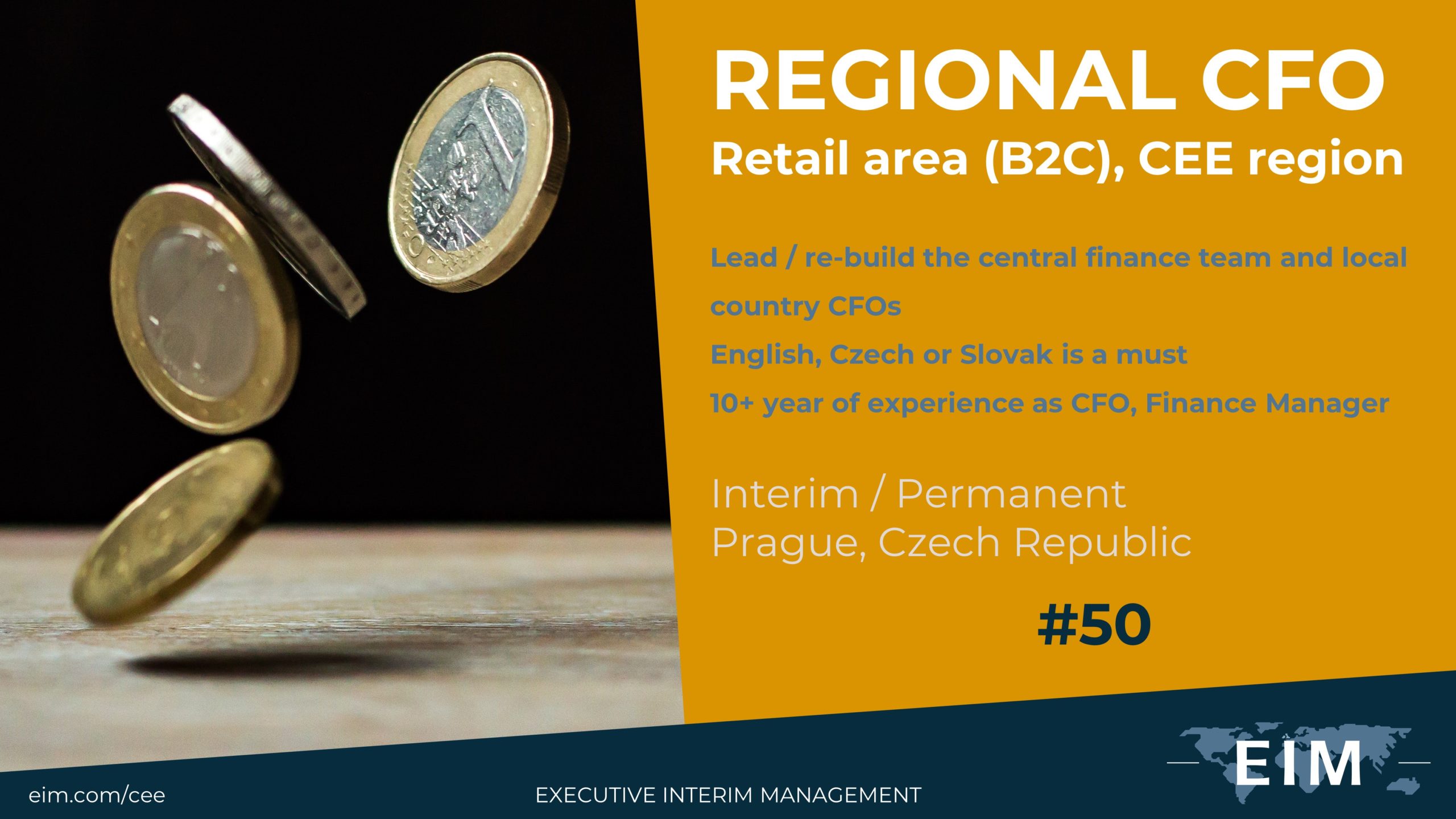 050 Regional CFO Retail, CEE - Mark 3 Interim Plant Manager