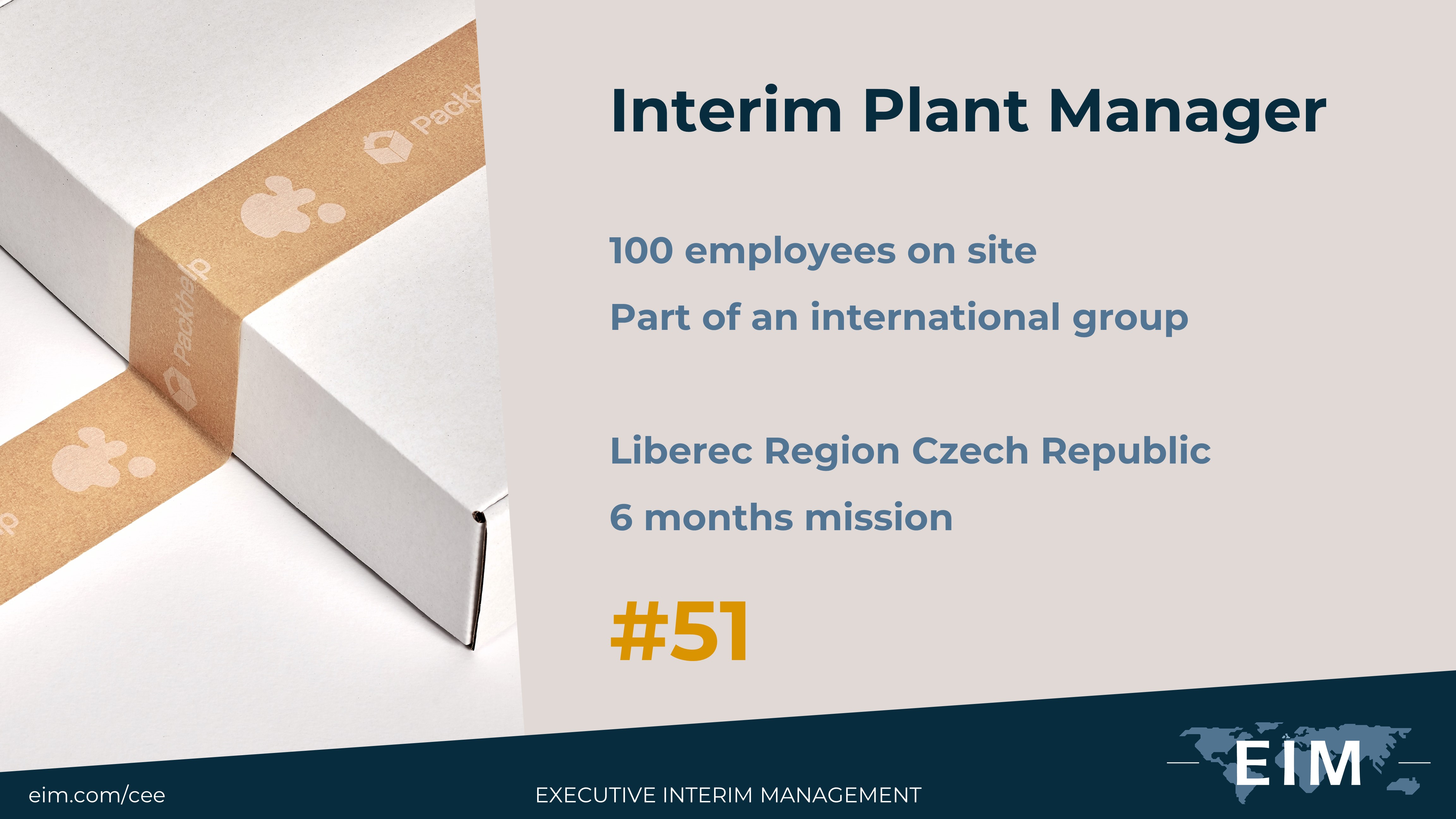 Interim Plant Manager Packaging