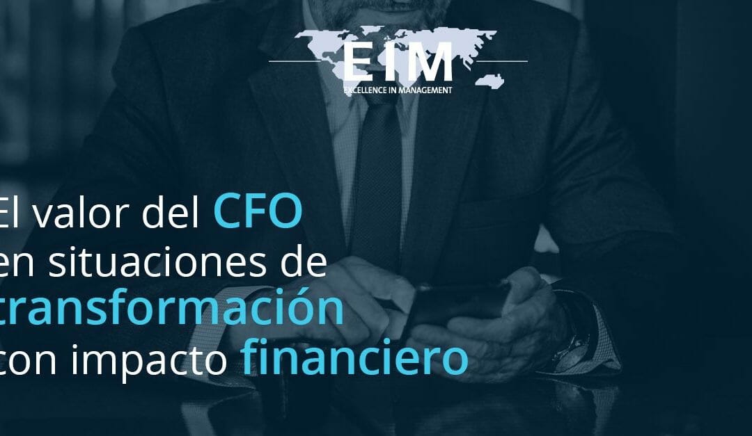 Próximo evento virtual, 26 de septiembre: “El valor del CFO en situaciones de transformación con impacto financiero”