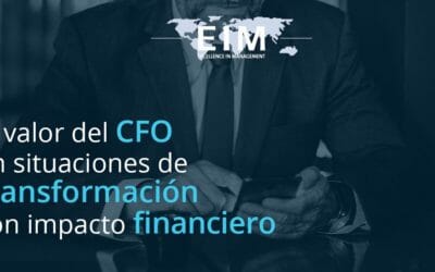 Próximo evento virtual, 26 de septiembre: “El valor del CFO en situaciones de transformación con impacto financiero”