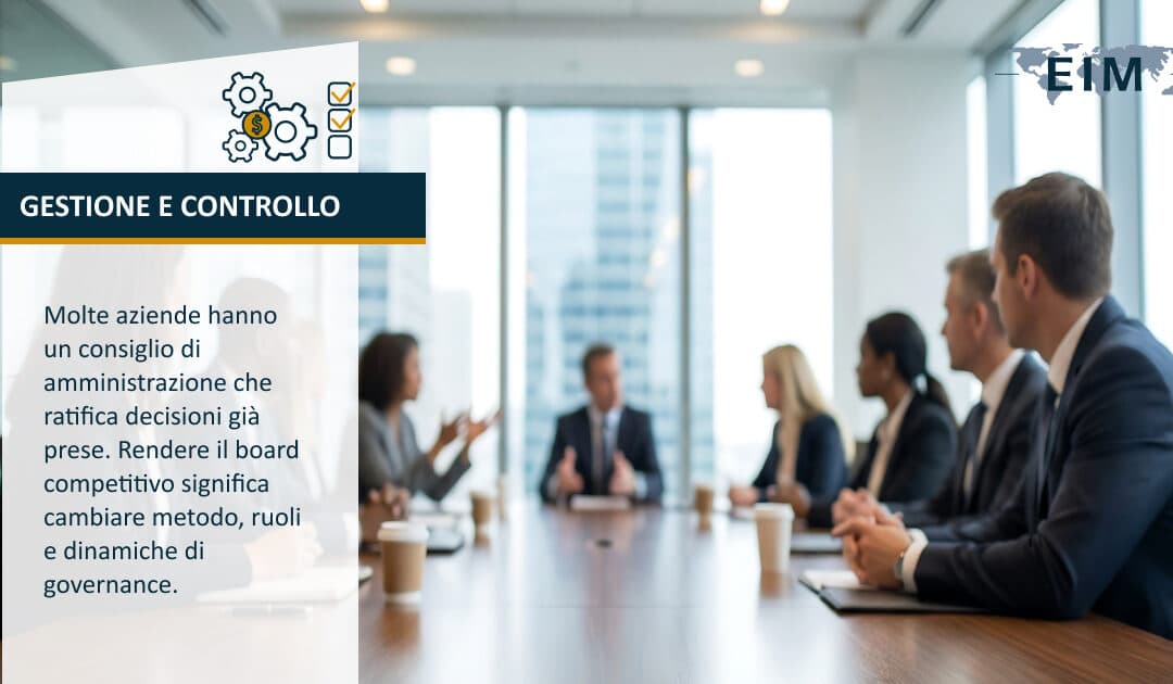 Quando il board smette di ratificare e inizia a governare
