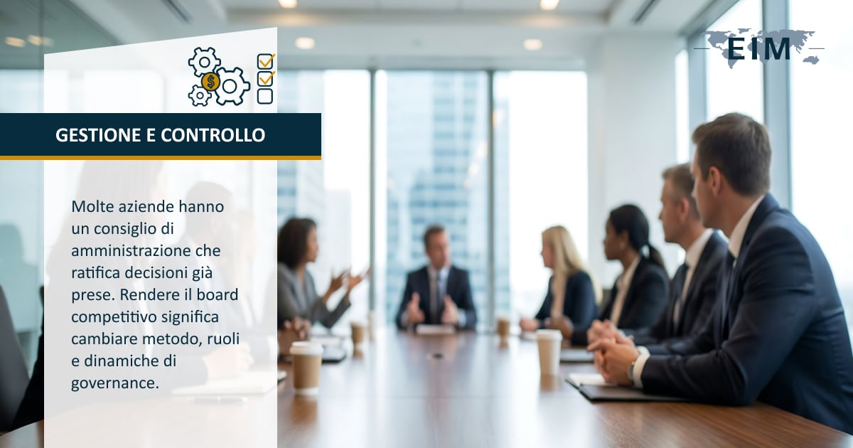 Quando il board smette di ratificare e inizia a governare